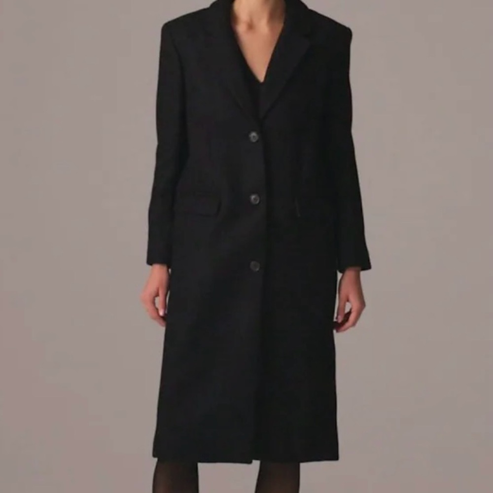J Crew Palais Topcoat in Italian wool-blend melton